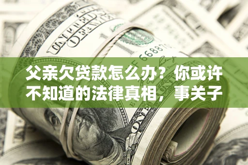 北京父亲欠贷款怎么办？你或许不知道的法律真相，事关子女未来