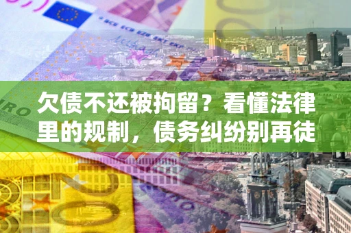 北京欠债不还被拘留？看懂法律里的规制，债务纠纷别再徒劳奔波