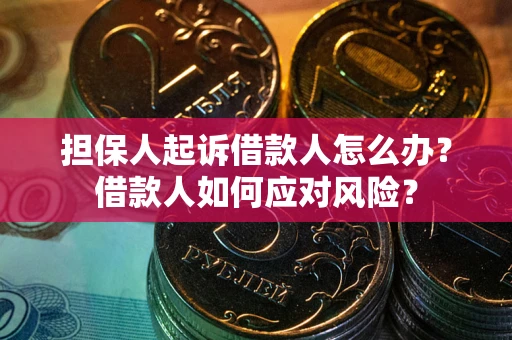 北京担保人起诉借款人怎么办？借款人如何应对风险？