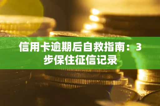 北京信用卡逾期后自救指南：3步保住征信记录